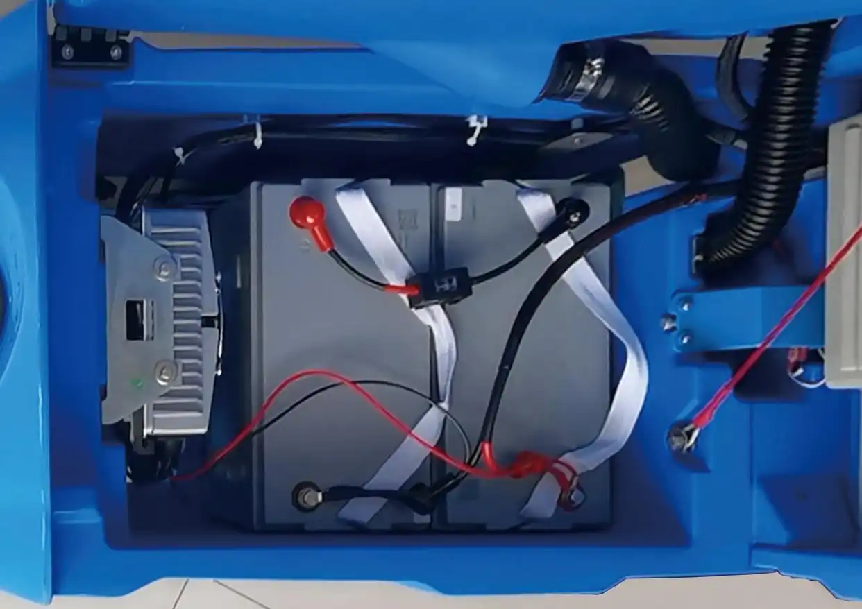 Summer factory floor scrubber battery maintenance tips